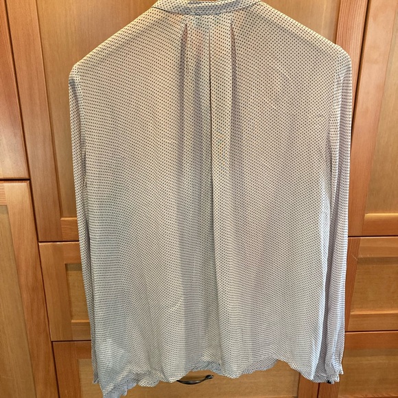 NoaNoa sheer petal pink polka dot blouse - Picture 3 of 4